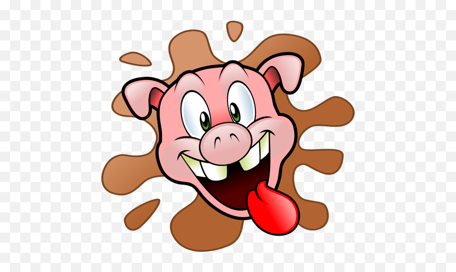 Glücklich Schweinskopf - Happy Pig Clipart Emoji,Pig Emoji