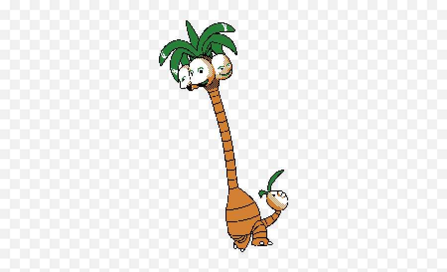 Lei Wulong Stickers For Android Ios - Alolan Exeggutor Sprite Emoji,Lei Emoji