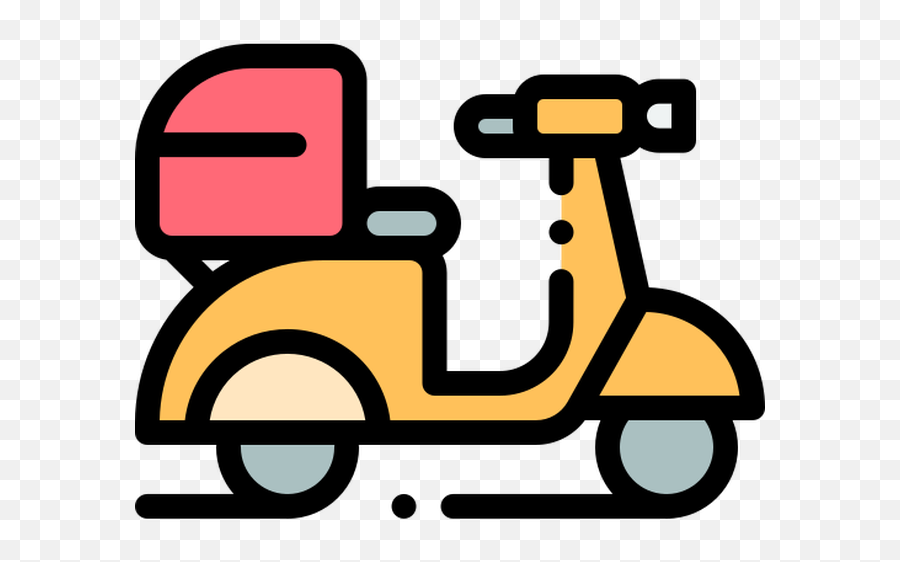 Free Vector Icons Designed - Food Delivery App React Native Emoji,Scooter Emoji