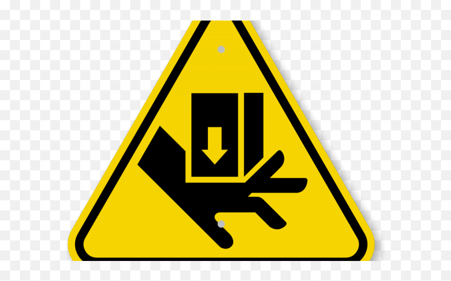 Warning Clipart Finger - Png Download Full Size Clipart Pinch Hazard Emoji,Warning Sign Emoji