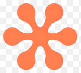 Coral Starfish Clipart - Flower Pattern Black And White Emoji,Starfish Emoji