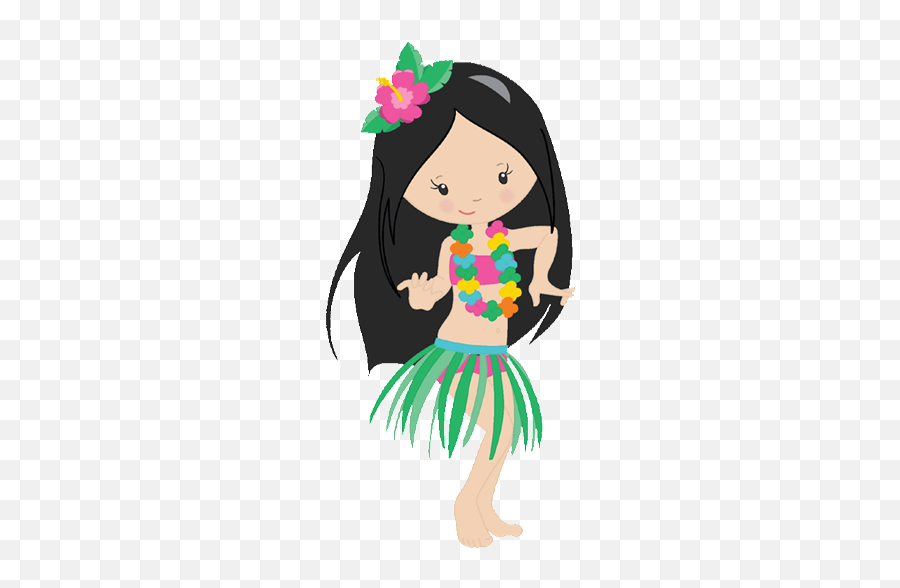 Hawaii Hula Dance Luau Clip Art - Retro Carriage Png Hula Girl Png Emoji,Hula Emoji