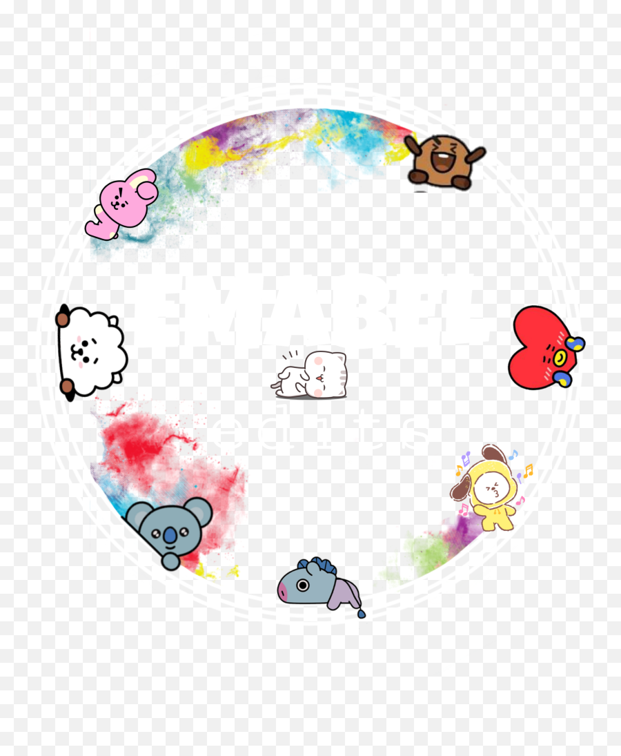 Watermark Bt21 Edits - Sticker By E Clip Art Emoji,Bt21 Emoji