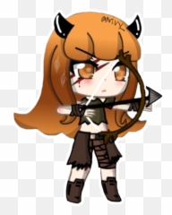 Archer Gachalife Girl - Cartoon Emoji