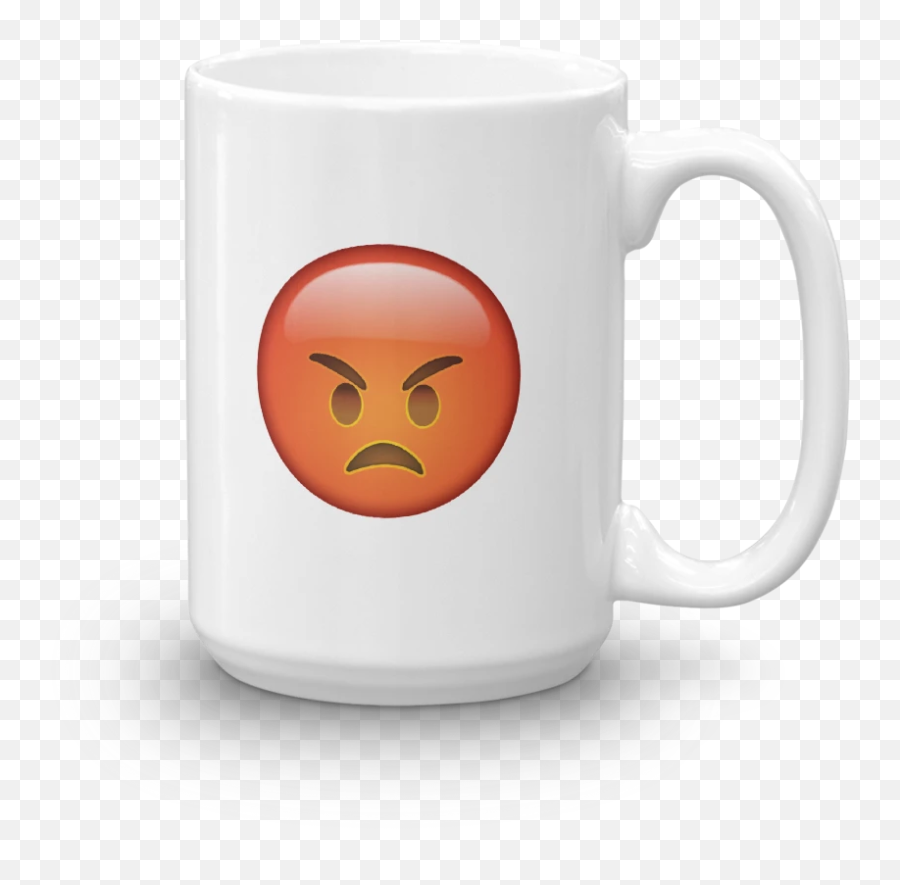 Angry Emoji Face 11oz 15 Oz Coffee Mug - Alexa Bliss Mug,Emoji Coffee Mugs
