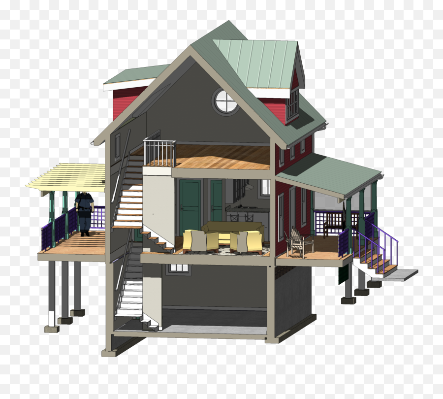 Clip Cube Sections As Viewports - Architecture House Emoji,Bed Bug Emoji