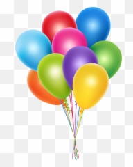 Clipart Balloon Png - Bundle Of Balloons Emoji