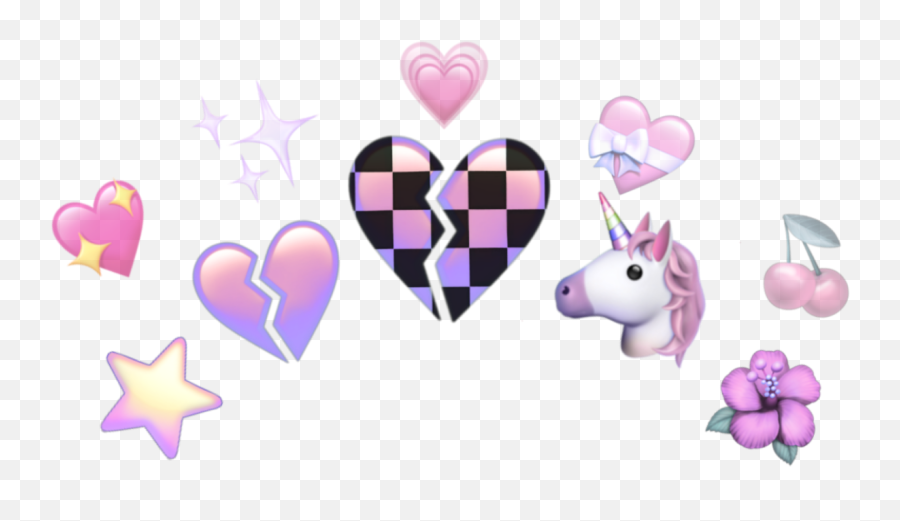 Freetoedit Heartcrown Sticker - Girly Emoji,Cupid Emoji