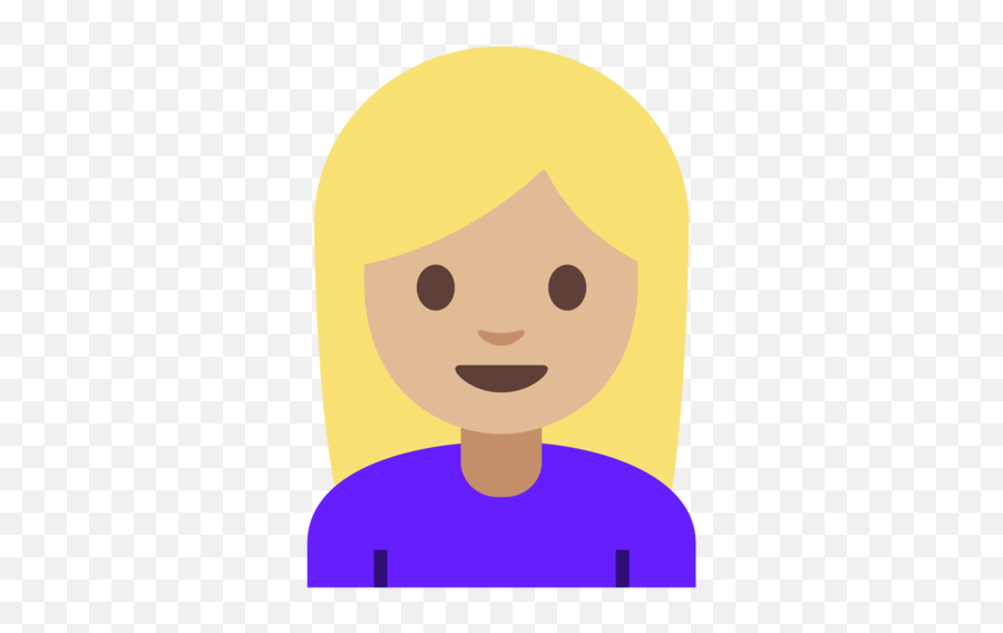 Medium - Emoji Mulher Loira,Blonde Emoji