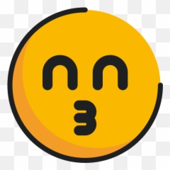 Emoticon kissing smiling face - Happy Emoji