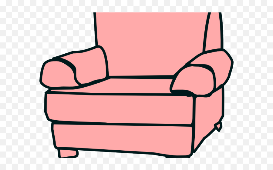 Couch Clipart Single Sofa - Chair Clip Art Png Download Furniture Clipart Emoji,Sofa Emoji