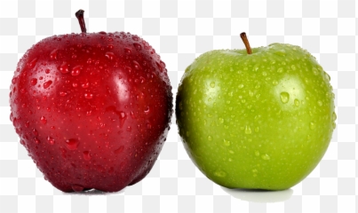 6 2 Apple Fruit Free Png Image - Red Green Emoji