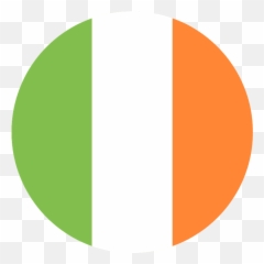 Ireland Flag Emoji Clipart - Circle Png