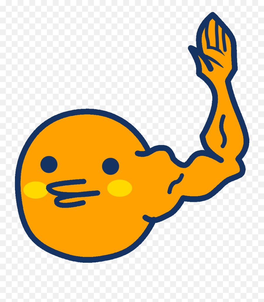 Muscle Kuchitamatchi - Clip Art Emoji,Muscle Emoticon