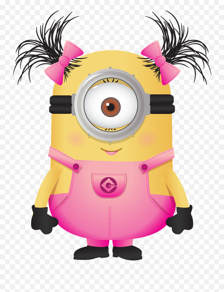 Girl Minion Clipart Png - Girl Minion Png Emoji,Minion Emoticons For Iphone