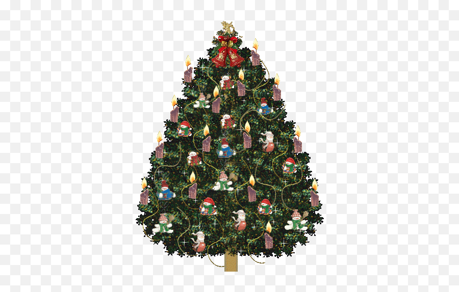 Free Christmas Animated Cliparts - Christmas Tree Clip Art Animated Emoji,Animated Christmas Emoticon