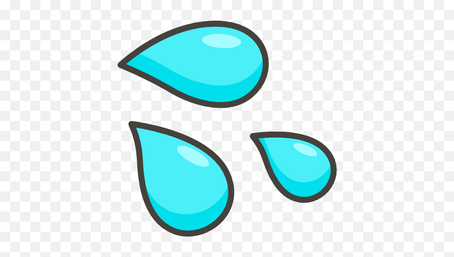 Drops - Sweat Png Emoji,Emoji Teardrop