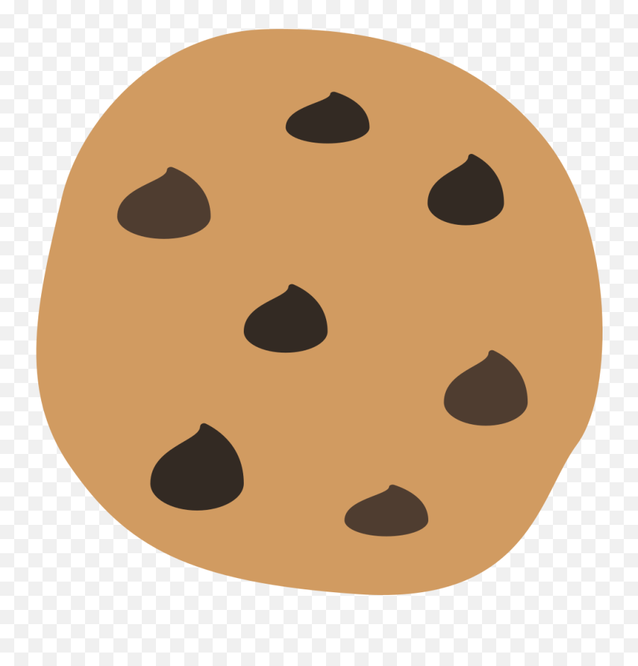 Fxemoji U1f36a - Chocolate Chip Cookie Silhouette,Emoji Cake