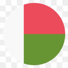 Flag Of Madagascar Emoji For Facebook - Circle
