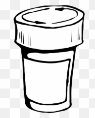 Medication Clipart Black - Draw A Pill Bottle Emoji,Pill Bottle Emoji