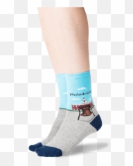 Womens Philadelphia Crew Socks - Hockey Sock Emoji,Break A Leg Emoji