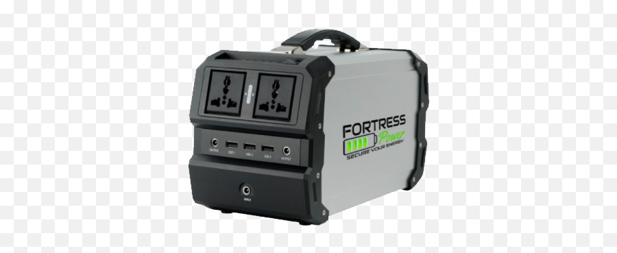 Fortress Power - Solar Plus Lithium Ion Power Generator Emoji,Suitcase Emoji