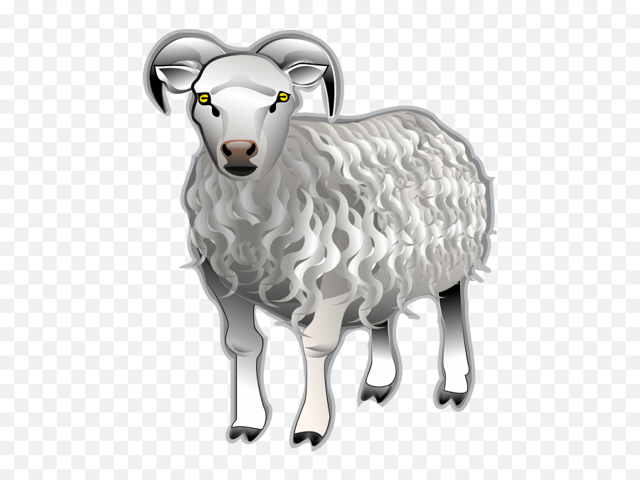 Aries Vector Ram Sheep Picture - Male Sheep Clipart Emoji,Lamb Emoji