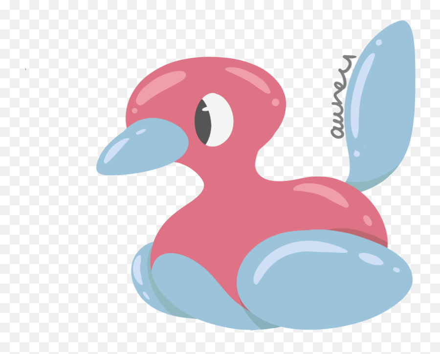 Pink Clipart Rubber Ducky Pink Rubber - Porygon Rubber Duck Emoji,Rubber Ducky Emoji