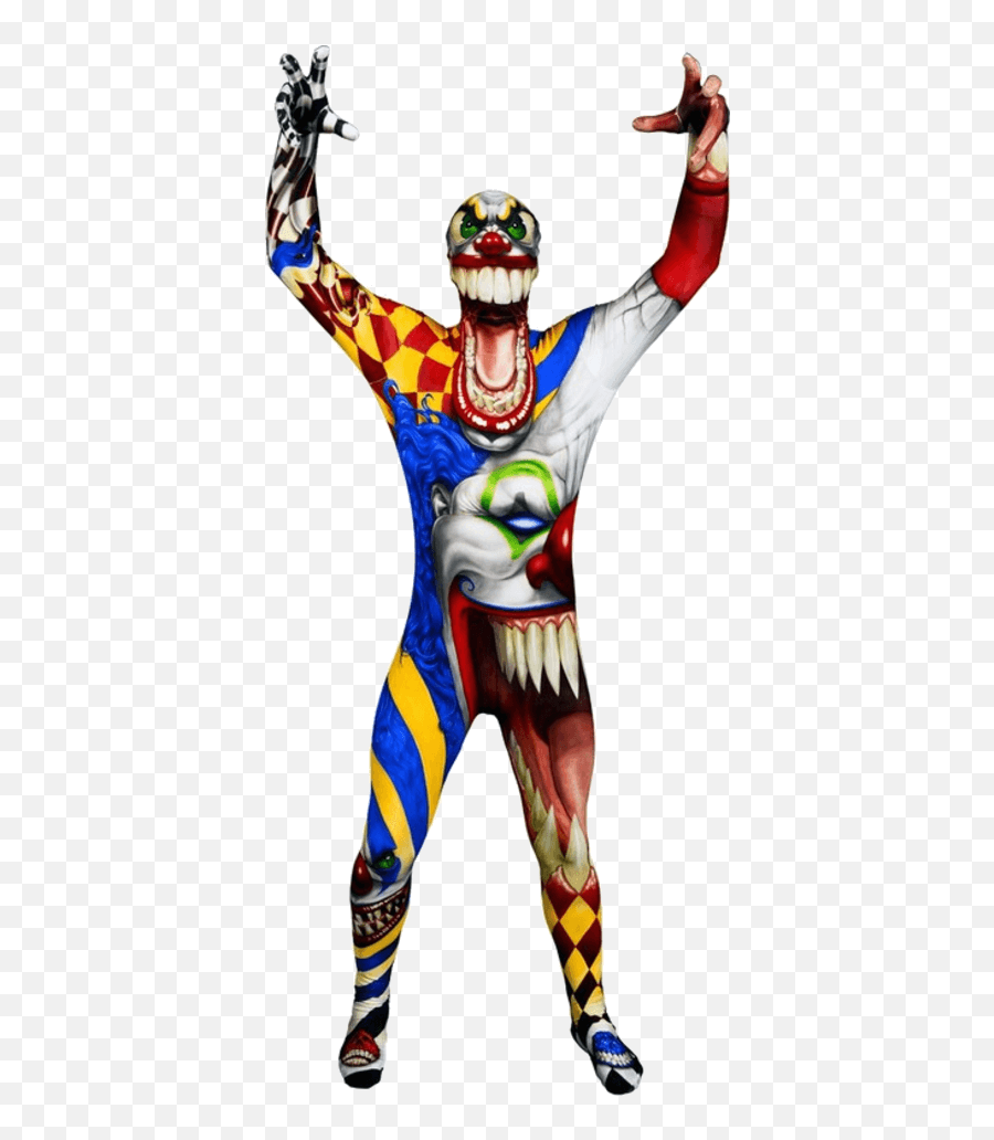 Costume Clipart Scary Costume Costume Scary Costume - Clown Morphsuit Emoji,Scary Clown Emoji