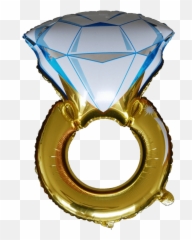 33 Diamond Ring Balloon - Engagement Png Emoji