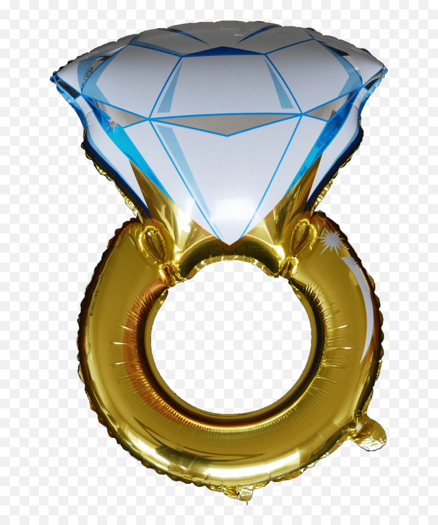 33 Diamond Ring Balloon - Engagement Ring Balloon Png Emoji,Diamond Ring Emoji