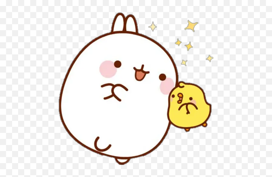 Kawaii Rabbit 4 - Stickers Per Whatsapp Molang Dvd Season 3 Emoji,Emojis Kawaii