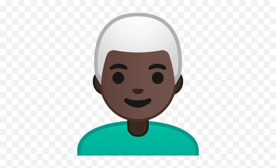 Dark Skin Tone White Hair - Animated Brown Skin Boy With Curly Hair Emoji,White Man Emoji