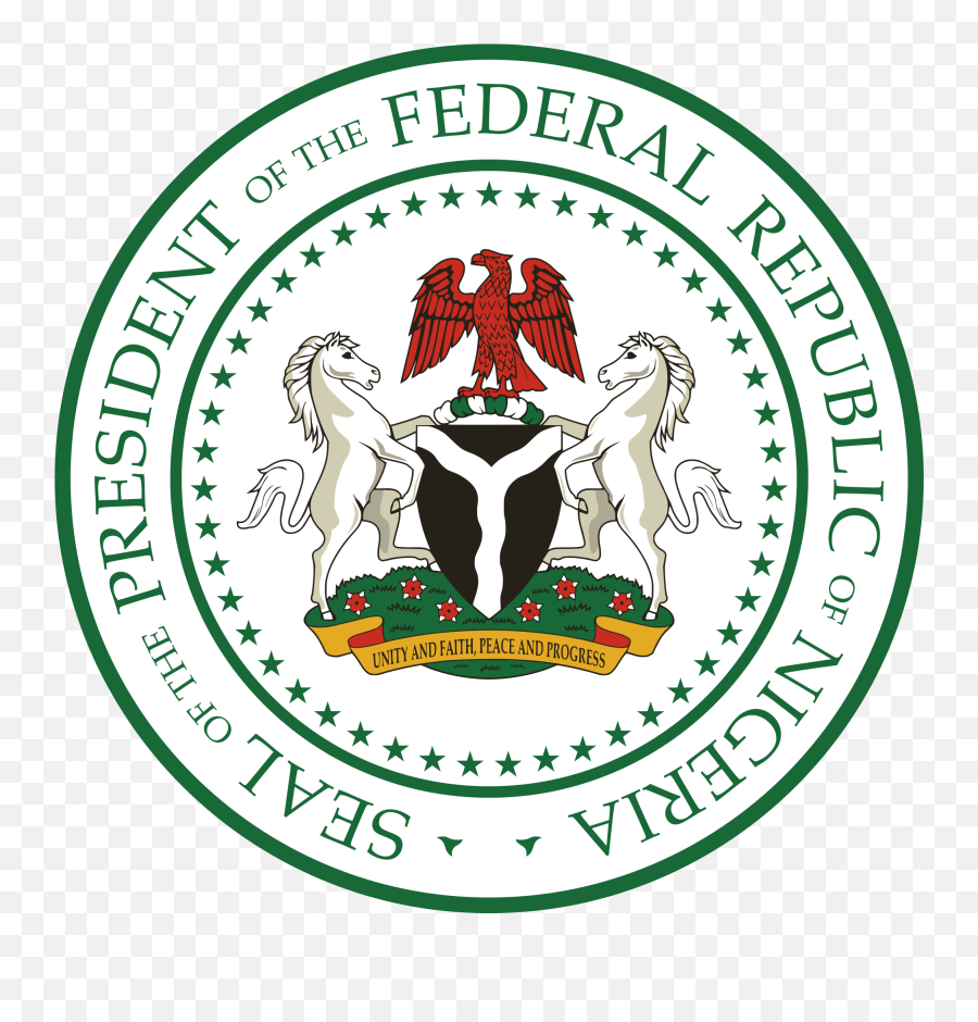 Abdulsalami Abubakar - President Of Nigeria Seal Emoji,Nigerian Flag Emoji