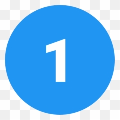 Level 1 Icon - Free Download PNG and Vector Circle Emoji
