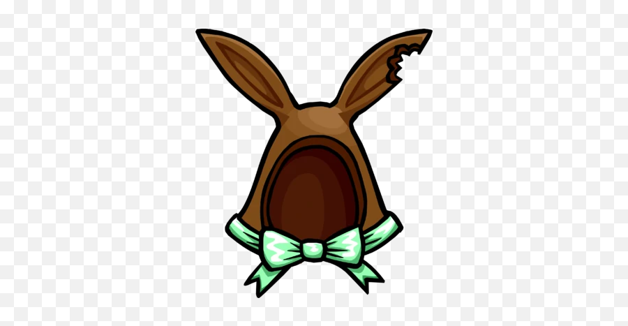 Cocoa Bunny Ears Club Penguin Wiki Fandom - Orejas De Pinguino Emoji,Bunny Emoji Transparent