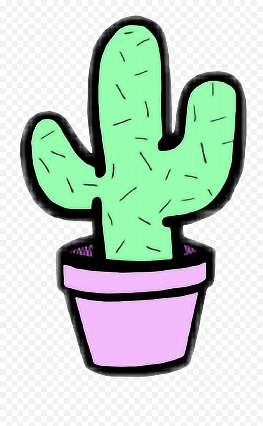 Kaktus Sticker - Aesthetic Wallpapers Cactus Emoji,Cactus Emoji