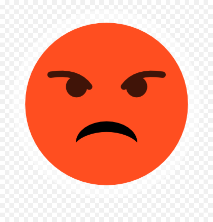Angry Red Emoji - Free Vector Graphic On Pixabay Emoticon Cara Enojada Png,Red Emoji
