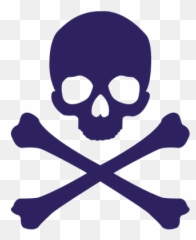 Transparent Png Svg Vector File - Poison Skull And Crossbones Clipart Emoji