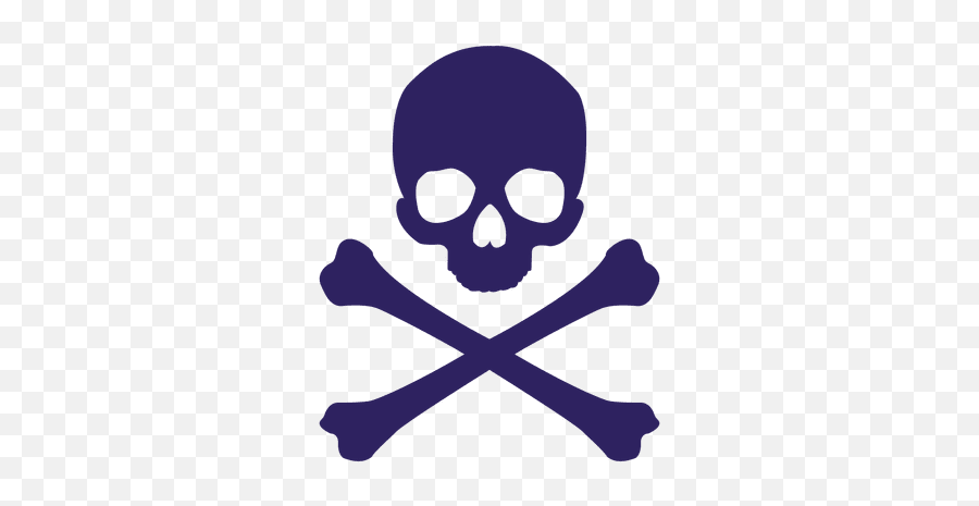 Transparent Png Svg Vector File - Poison Skull And Crossbones Clipart Emoji,Caution Sign Emoji