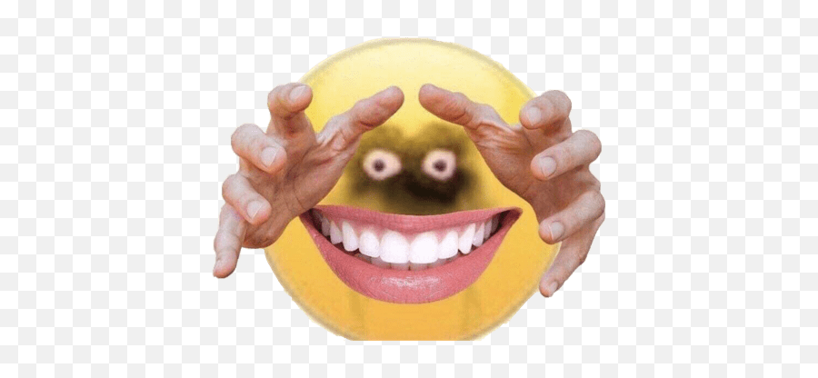 Stiker Emoji - Cursed Mad Emoji,Laughing Face Emoji Meme