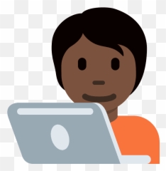 Technologist Emoji Clipart Free Download Transparent Png - Deaf Person Clipart,Technology Emoji