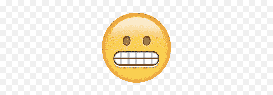 Emoji Faces - Grimacing Emoji,Yikes Emoji