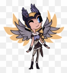 Planets Clipart Mercy Planets Mercy - Cartoon Valkyrie Emoji,Mercy Emoji