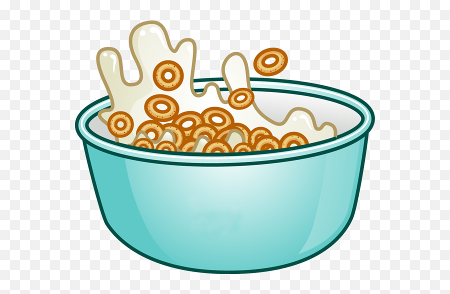 Cereal Clipart Transparent - Bowl Of Cereal Clipart Emoji,Cereal Emoji
