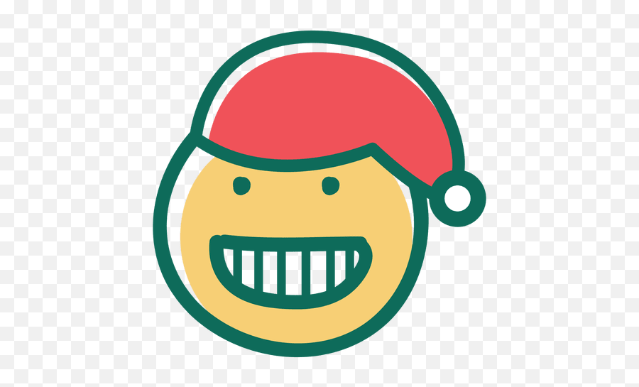 Toothy Smile Santa Claus Hat Face - Getting Toothy Smile Emoji,Toothy Smile Emoji