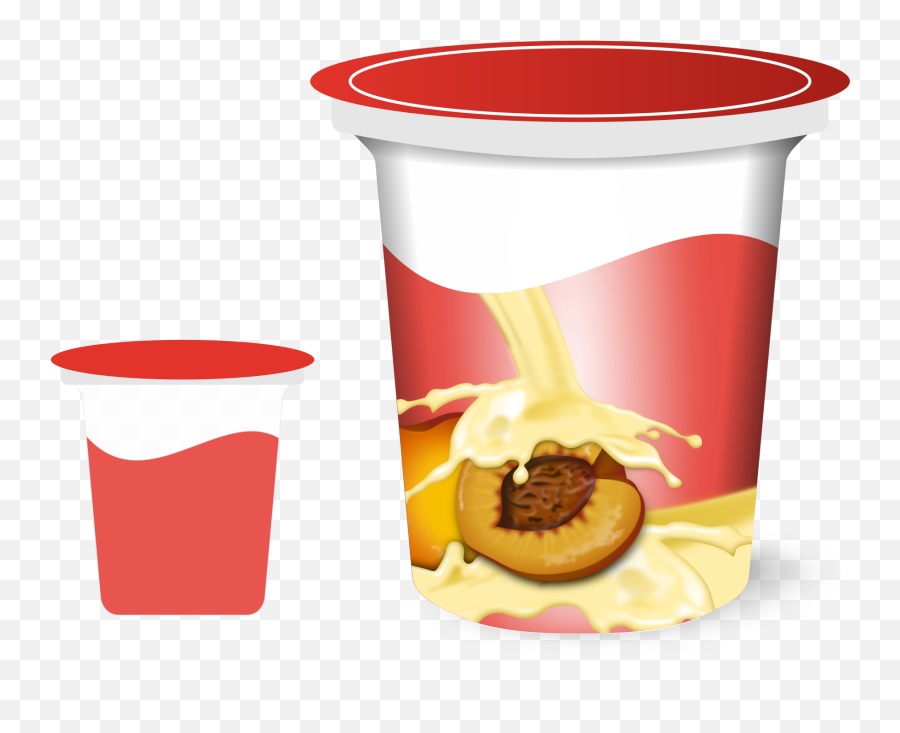 Download Emoji Clipart Peach Source - Clipart Peach Yogurt,Red Cup Emoji