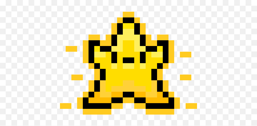 Pixel Art Gallery - Pixel Mario Star Png Emoji,Star Power Emoji