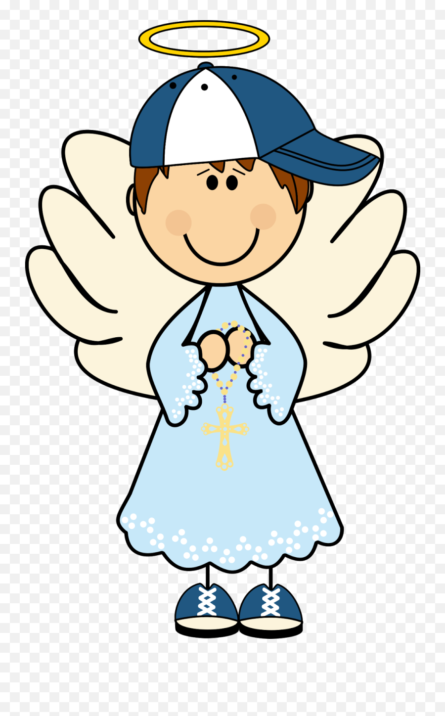 Nativity Clipart Emoji Nativity Emoji - Dibujo Angel De Comunion,Craft Emoji