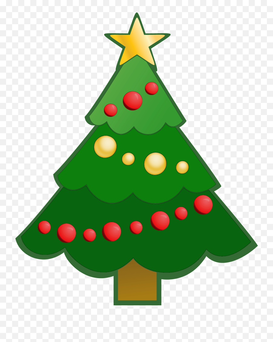 Free Christmas Tree Download Free Clip - Clipart Simple Christmas Tree Emoji,Trees Emoji